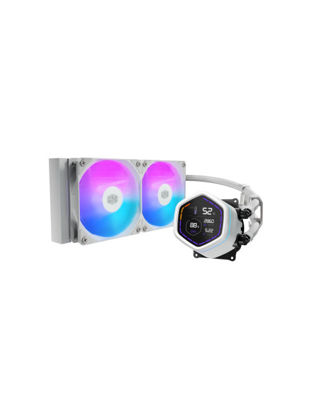Cooler Master MasterLiquid Core Nex Digital Procesador Sistema de refrigeración líquida todo en uno 12 cm Negro 1 pieza(s)