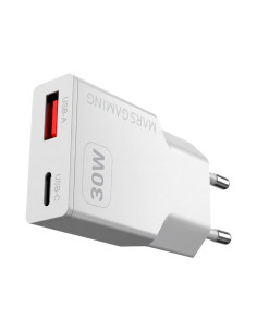 Mars Gaming MDGAN30W cargador de dispositivo móvil Blanco
