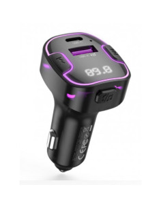 TRANSMISOR FM BCC12 BLUETOOTH + USB + TIPO C XO
