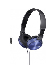 AURICULAR DIADEMA PLEGABLE CON MICRÓFONO AZUL SONY