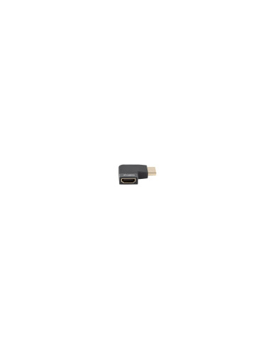 Lanberg AD-HDMI-10 adaptador de cable de vídeo HDMI tipo A (Estándar) Negro, Plata