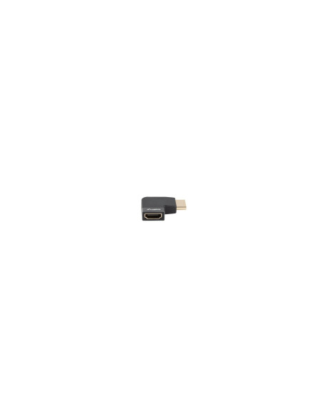 Lanberg AD-HDMI-10 adaptador de cable de vídeo HDMI tipo A (Estándar) Negro, Plata
