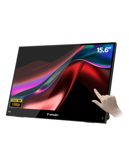 Verbatim Portable 15.6" FHD Touch Monitor LIGHT Monitor portátil