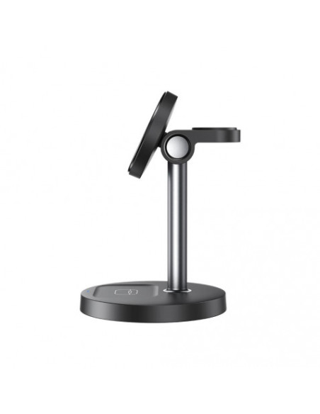 CARGADOR INALAMBRICO MAGNETICO 3 EN 1 CX038 NEGRO XO