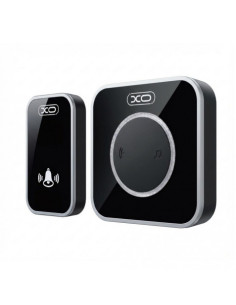 TIMBRE INALAMBRICO CON LEDS SF11 NEGRO XO