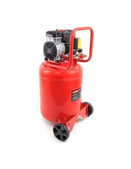 COMPRESOR DE AIRE VERTICAL 50 LITROS | 2HP | 8BAR | SILENCIOSO MADER