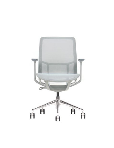 SILLA OFICINA GAMA SENSE ELEGANCE GRIS CROMAD