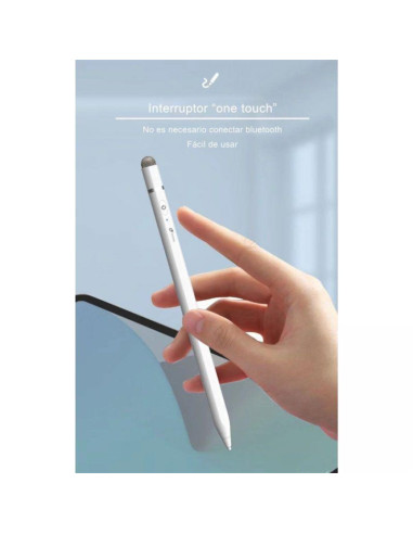 STYLUS PEN LAPIZ PLUS LEOTEC USB-C PARA ANDROID + IOS + WINDOWS WHITE
