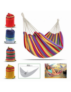 HAMACA CON BOLSA TRANSPORTE COLORES SURTIDOS
