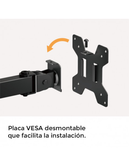 SOPORTE DE MESA 1 MONITOR 17"-32"