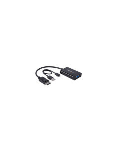 StarTech.com Adaptador de vÍ­deo DisplayPort a VGA con audio Negro 2