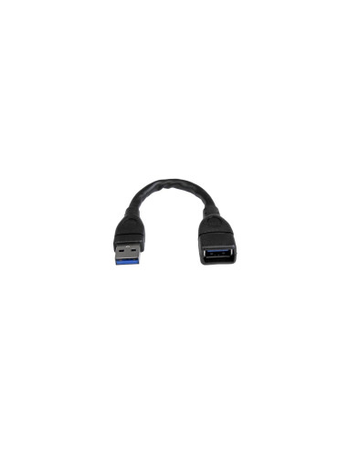 StarTech.com Cable de 15cm Extensor Alargador USB 3.0 SuperSpeed Usb