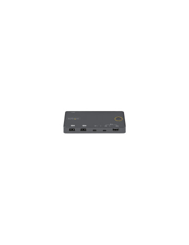 StarTech.com Switch Conmutador de 2 Puertos HÍ­brido USB-A HDMI y