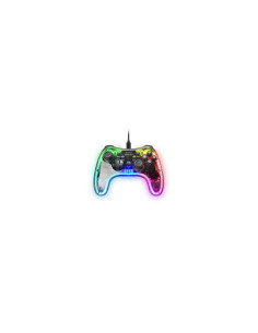 Mars Gaming MGPC mando y volante Transparente USB Gamepad Android, 2