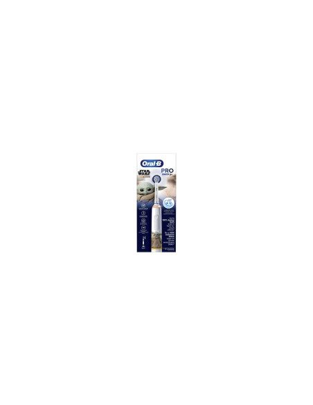Oral-B PRO 14876674 cepillo eléctrico para dientes Niño Cepillo dental giratorio Multicolor, Blanco