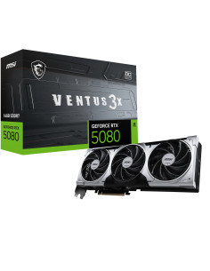 MSI VENTUS GEFORCE RTX 5080 16G 3X OC PLUS tarjeta gráfica NVIDIA 16
