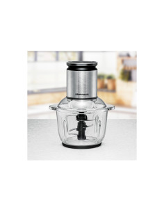 Rommelsbacher MZ 600 picadora eléctrica de alimentos 2 L 600 W Negro, Acero inoxidable