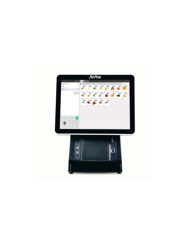 AVPos AVP-K6000B-I5-8128P Terminal Punto Venta (TPV) 38,1 cm (15") 1024 x 768 Pixeles Pantalla táctil