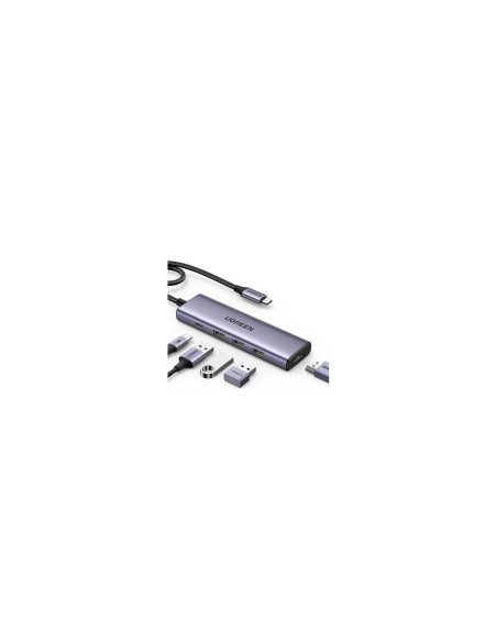 Ugreen 15596 base para portátil y replicador de puertos Alámbrico USB