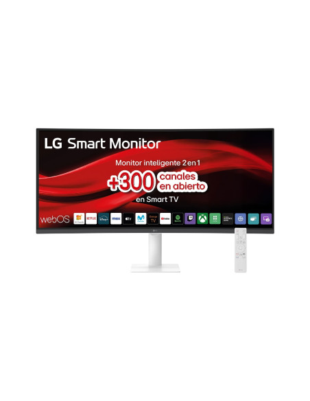 LG 34U601SA-W pantalla para PC 86,4 cm (34") 3440 x 1440 Pixeles Dual
