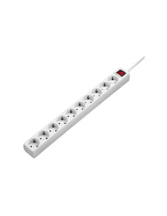 Hama 00137234 limitador de tensión Blanco 10 salidas AC 230 V 3 m