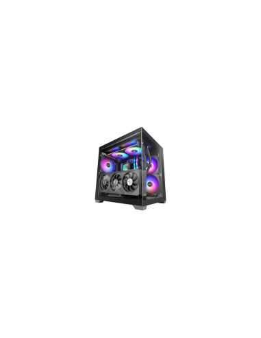 Mars Gaming MCVIEW3 carcasa de ordenador Mini Tower Negro