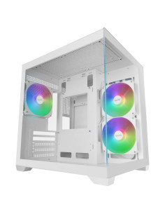 Mars Gaming MCVIEW3W carcasa de ordenador Mini Tower Blanco