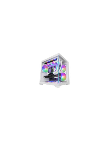 Mars Gaming MCVIEW3W carcasa de ordenador Mini Tower Blanco