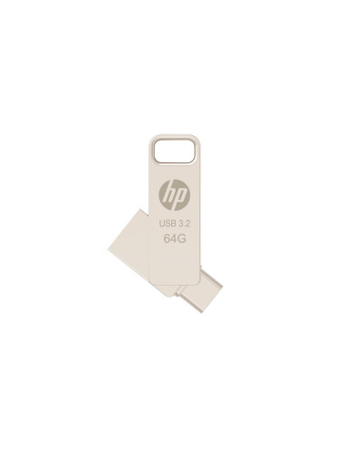PNY HP x206C unidad flash USB 64 GB USB Type-A / USB Type-C 3.2 Gen 1 (3.1 Gen 1) Plata