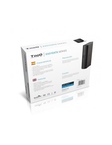 CAJA EXTERNA TOOQ HDD 3.5 IDE/SATA USB BLACK
