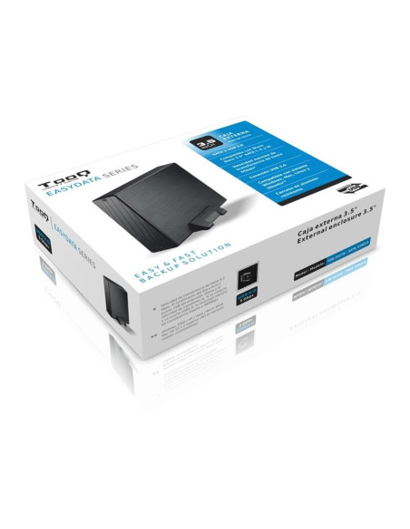 CAJA EXTERNA TOOQ HDD 3.5 USB 3.0 BLACK