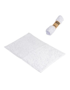 ALFOMBRA BAÑO CHENILLA BLANCO 60X40 HBS
