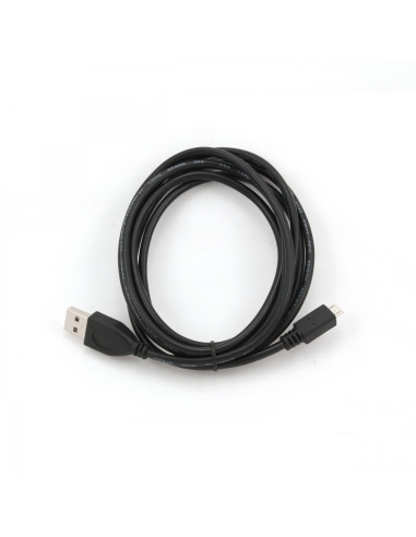 CABLE GEMBIRD USB 2.0 TIPO A MACHO A MICRO USB MACHO 1.8METROS NEGRO CCP-mUSB2-AMBM-6