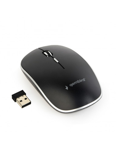 Gembird MUSW-4BS-01 ratón Ambidextro RF inalámbrico Í“ptico 1600 DPI