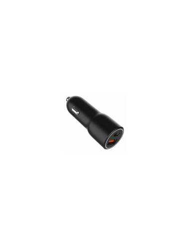 Gembird TA-UC-AC2PDQC38-CAR-01 cargador de dispositivo móvil Universal Negro Encendedor de cigarrillos Carga rápida Auto