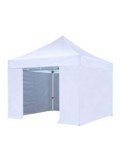 CARPA PROFESIONAL HEX.50 CON PAREDES 3X3 METROS BLANCA SUNGARDEN