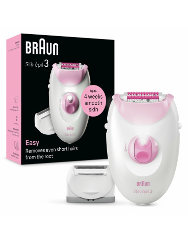 Braun Silk-épil 3 3-031 20 pinzas Rosa, Blanco