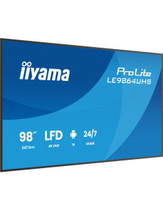 iiyama LE9864UHS-B1AG pantalla de señalización Pantalla plana para
