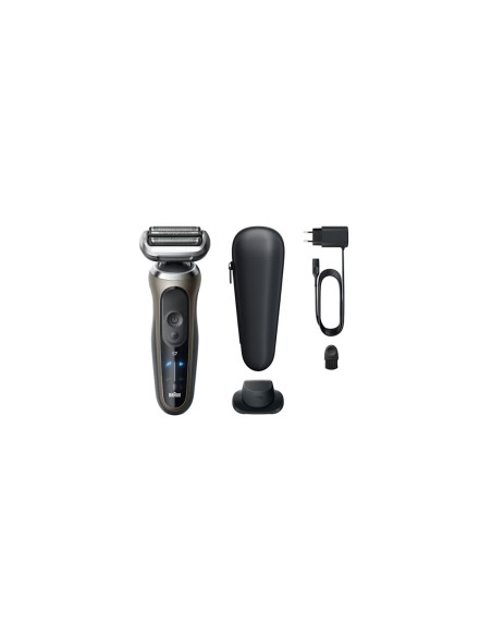Braun Series 7 72-C1200s Recortadora Negro, Bronce, Acero inoxidable