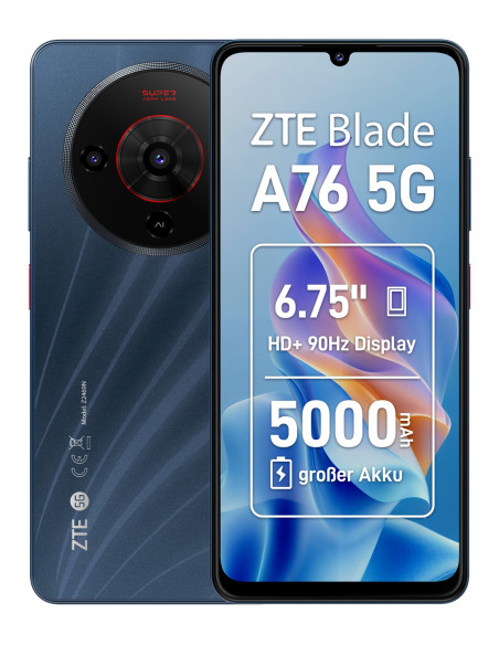 ZTE Blade A76 5G 6/128Gb Negro Smartphone