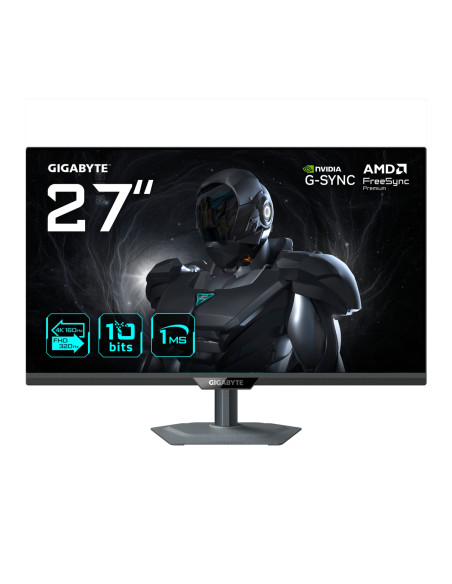GIGABYTE G27UP Monitor de juego 27” 4K UHD - Modo dual (4K 160Hz o