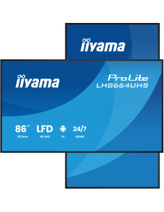 iiyama LH8664UHS-B3AG pantalla de señalización Pantalla plana para