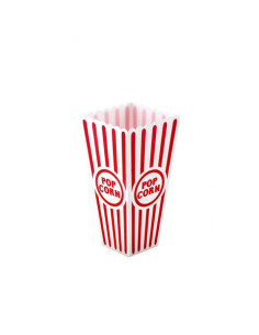 CUBO PALOMITAS PLASTICO 9.5 X 19.3CM ALGON