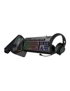 UNYKAch Pack Gaming NOVA 4 en 1 Teclado Español, Ratón, Cascos,