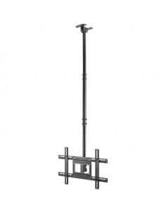 SOPORTE MONITOR AISENS TECHO 37-80 50KG INCLINABLE EXTENSIBLE BLACK