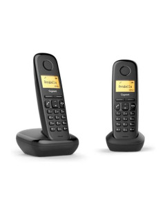 TELEFONO FIJO INALAMBRICO A270 DUO NEGRO GIGASET
