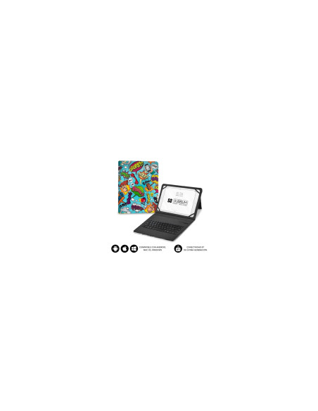 SUBBLIM Funda con Teclado Keytab Pro BT Trendy Comic