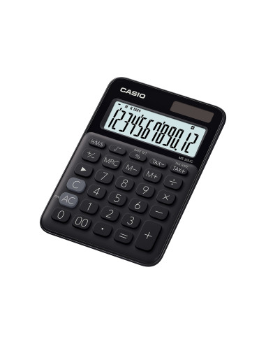 Casio MS-20UC-BK calculadora Escritorio Calculadora básica Negro