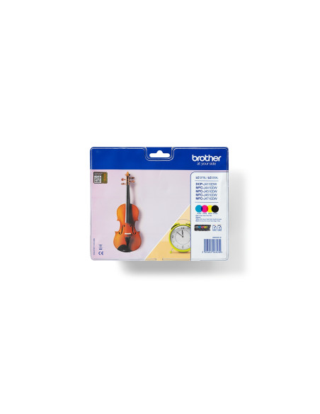 Brother LC127XLVALBP cartucho de tinta 4 pieza(s) Original Negro,