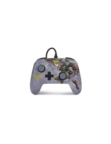 PowerA NSGP0096-01 mando y volante Gris USB Gamepad Analógico Nintendo Switch
